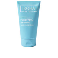 Bottle  of  Iroha  Acne  Prone  Skin  Purifying  Cleanser  Gel  by  Iroha,  a  cleanser  gel  indicated  for  purifying  acne-prone  skin.