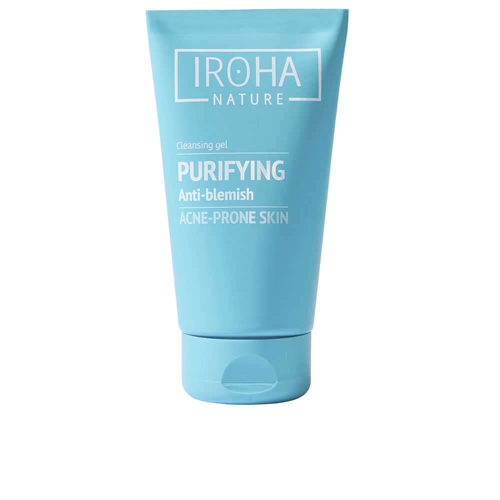 205595.jpg Bottle of Iroha Acne Prone Skin Purifying Cleanser Gel by Iroha, a cleanser gel indicated for purifying acne-prone skin.