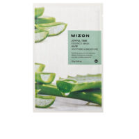 Sachet  of  Mizon  Joyful  Time  Aloe  Essence  Mask  by  Mizon,  a  sheet  mask  indicated  for  soothing  and  hydrating  the  skin.