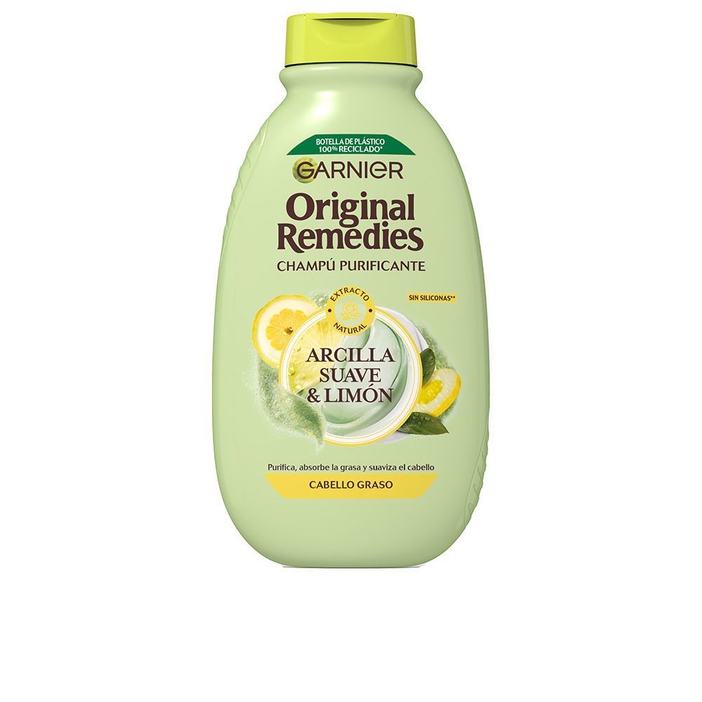 207261.jpg Champô Garnier Original Remedies Argila Suave e Limão 400 ml - Image 1