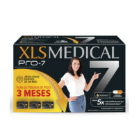 Box  of  Xls  Medical  Pro-7  Fatburner  Capsules  by  Xls  Medical,  a  supplement  indicated  for  fat  absorption  reduction.