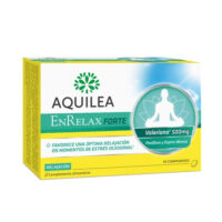 Box  of  Aquilea  Enrelax  Forte  Tablets  by  Aquilea,  a  supplement  indicated  for  relaxation  and  emotional  balance.