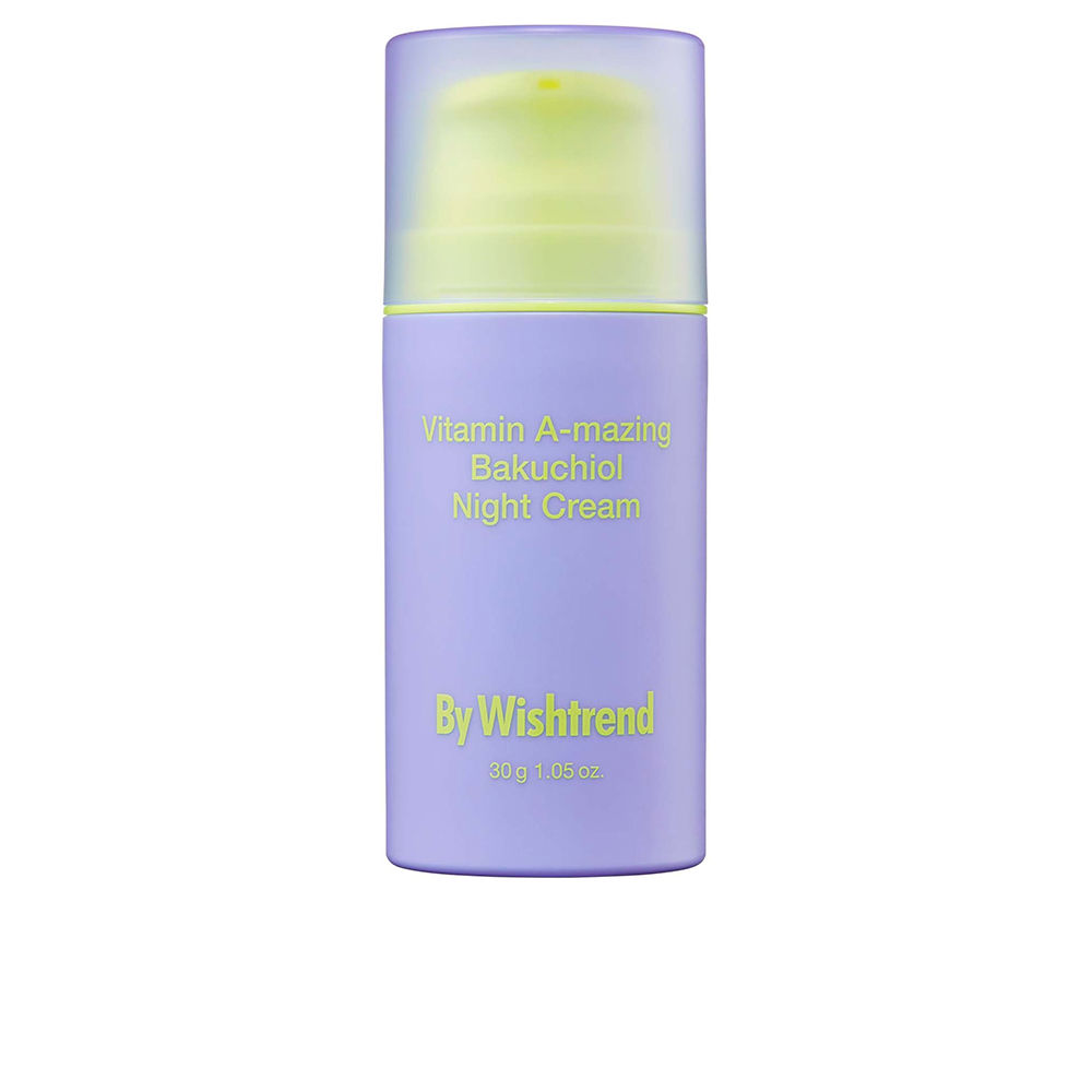 208146.jpg Jar of By Wishtrend Vitamin A-Mazing Night Cream with Bakuchiol, a night cream indicated for reducing wrinkles.