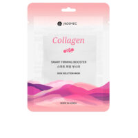 Sachet  of  Jkosmec  Skin  Solution  Collagen  Mask  by  Jkosmec,  a  hydrating  mask  indicated  for  skin  elasticity.