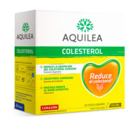 Box  of  Aquilea  Cholesterol  20  Liquid  Sticks  by  Aquilea,  a  liquid  supplement  indicated  for  maintaining  normal  cholesterol  levels.