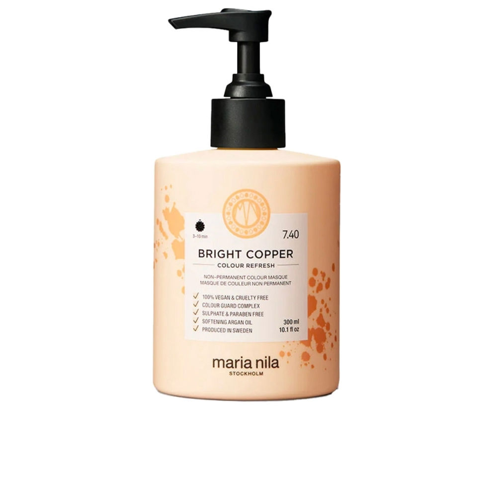 50427410-1.jpg Maria Nila Color Refresh ノンパーマネント カラーマスク 7.40 ブライトコッパー 300ml - 画像 (1)
