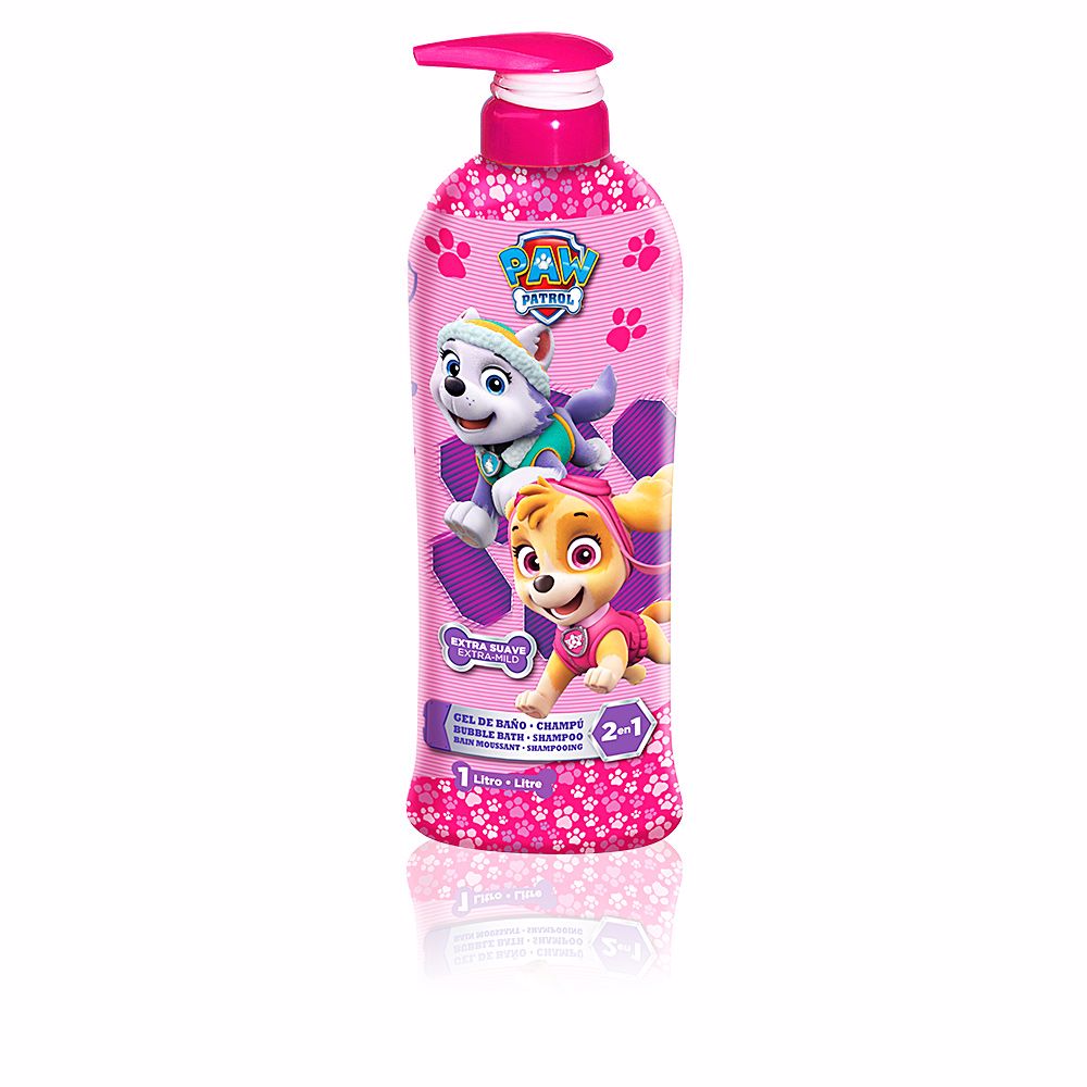 86968-1.jpg Cartoon Paw Patrol Pink 2-in-1 Gel Shampoo 1000ml - Image 1