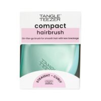 Product  container  of  Tangle  Teezer  Compact  Styler  Detangling  Hairbrush  Teal  Matte  by  Tangle  Teezer,  a  brush  indicated  for  detangling.