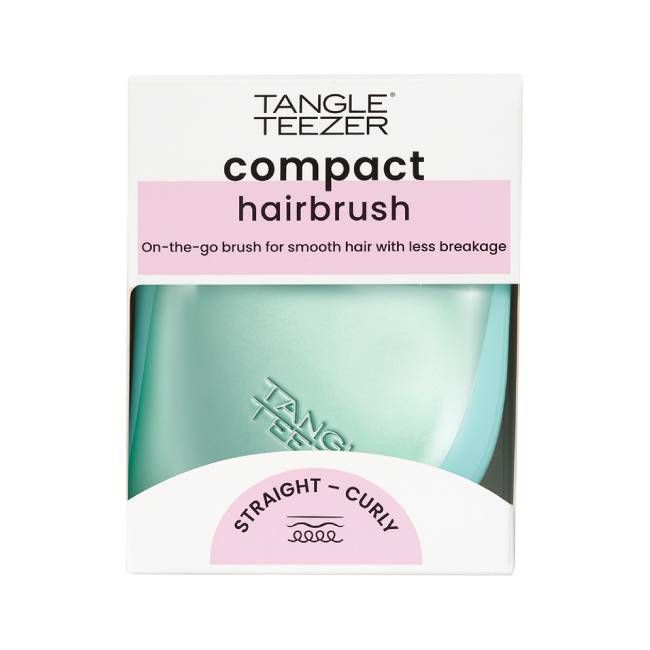 Tangle Teezer Compact Teal Matte Tangle Teezer Compact Styler Escova Desenredante Teal Matte - Image 1