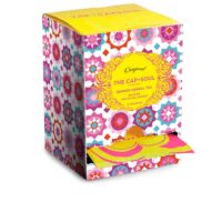 Box  of  The  Capsoul  Wild  Berries  Tea  by  The  Capsoul,  a  fruit  infusion  indicated  for  providing  antioxidant  properties  and  wellness.