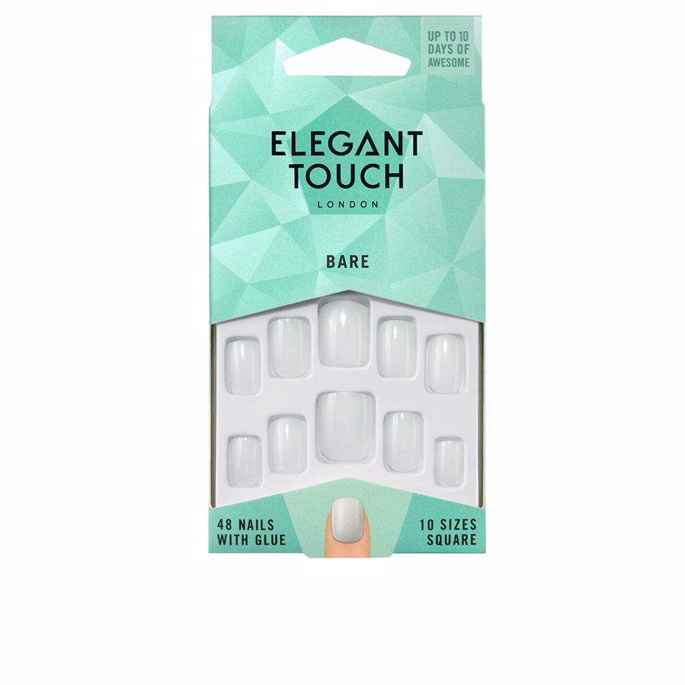 160988.jpg Elegant Touch Totally Bare Nails with Glue Color Square-001 x48 - Image 1