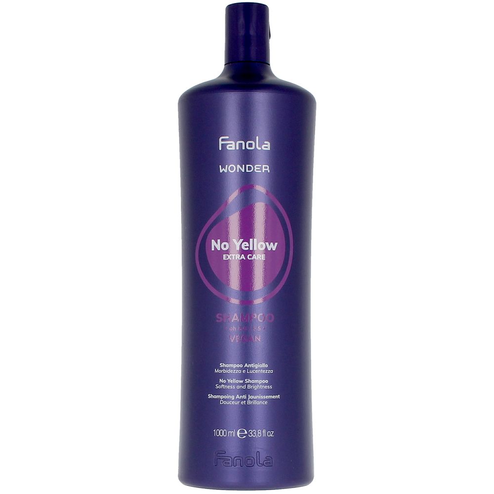 187610-1.jpg Fanola No Yellow Extra Care Shampoo 1000ml - Image 1