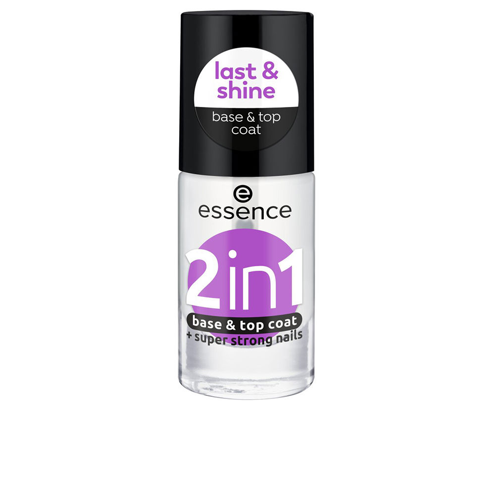 196131-1.jpg Essence 2 in 1 Base and Top Coat 8ml - Image 1