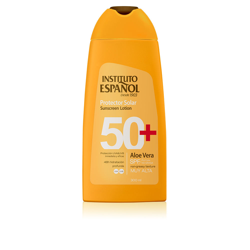 206507-3.jpg Instituto Español Aloe Vera Sunscreen Lotion SPF50+ 300ml - Image 1