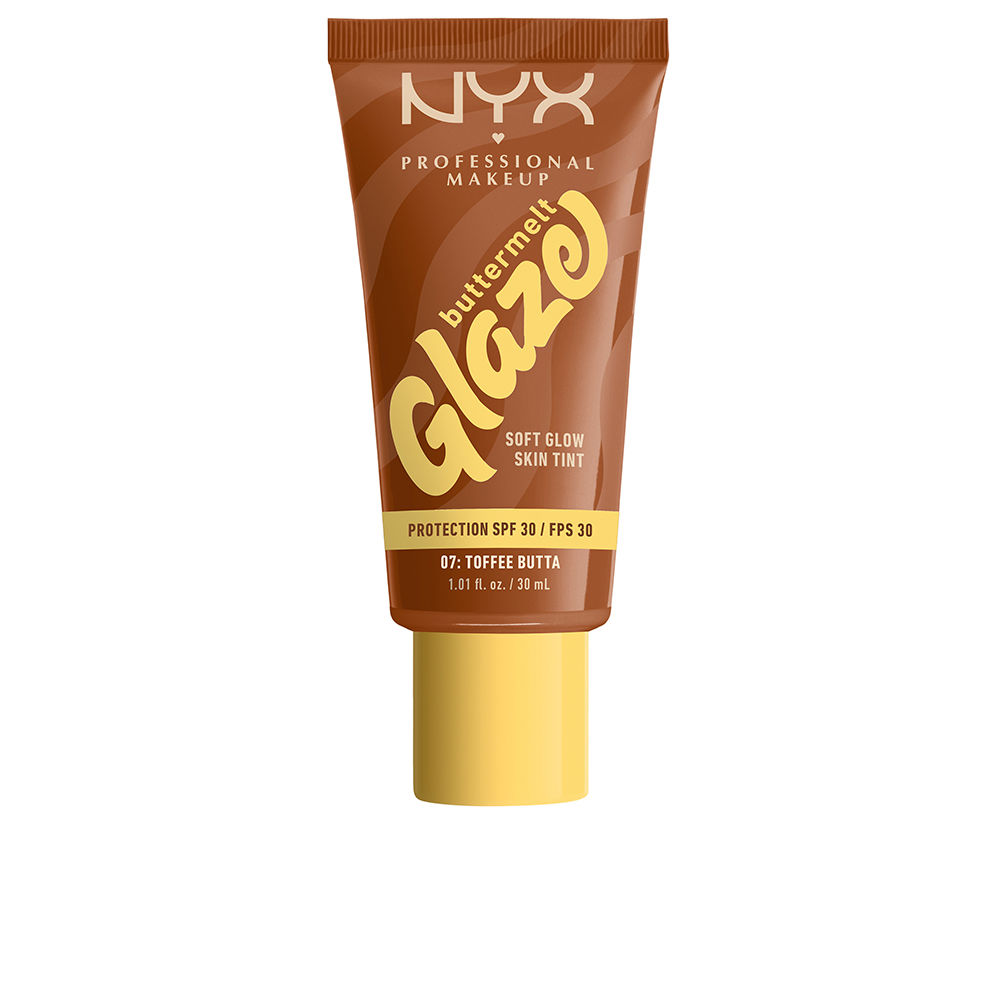 207237-1.jpg NYX Buttermelt Glaze Skin Tint SPF30 Color 07 Toffee Butta 30ml - Image 1