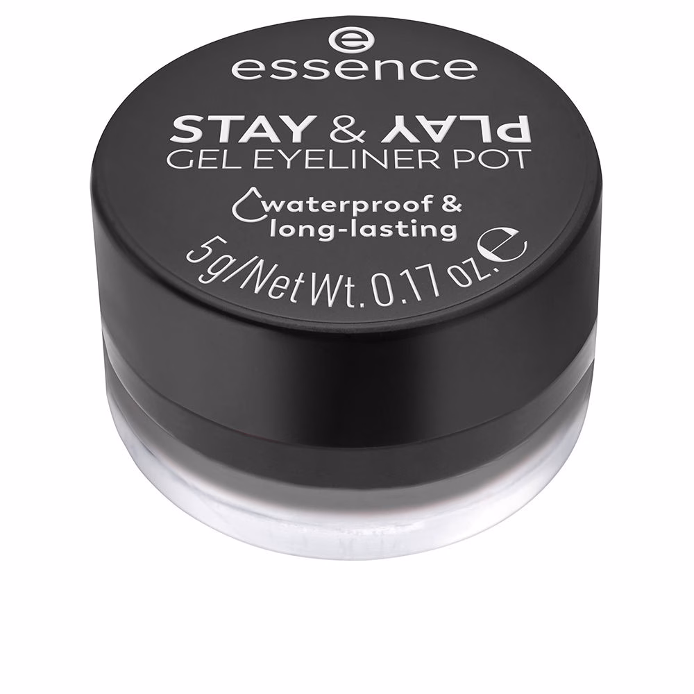 209120.jpg Essence Stay and Play Gel Eyeliner Color 01 Black 5g - Image 1