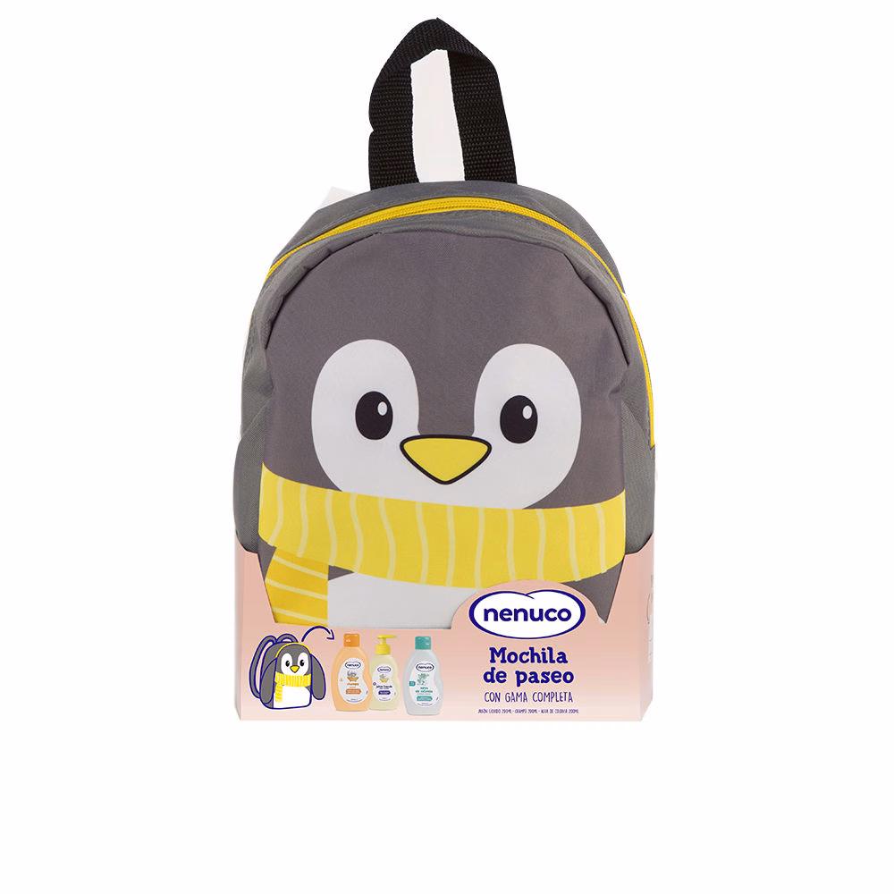 212180.jpg Penguin Backpack Case 4 Pcs - Image 1