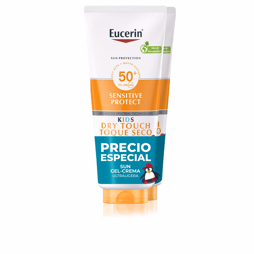 215442.jpg Eucerin Sun Kids Duo Sensitive Protect SPF50+ Gel Cream 2x400ml - Image 1