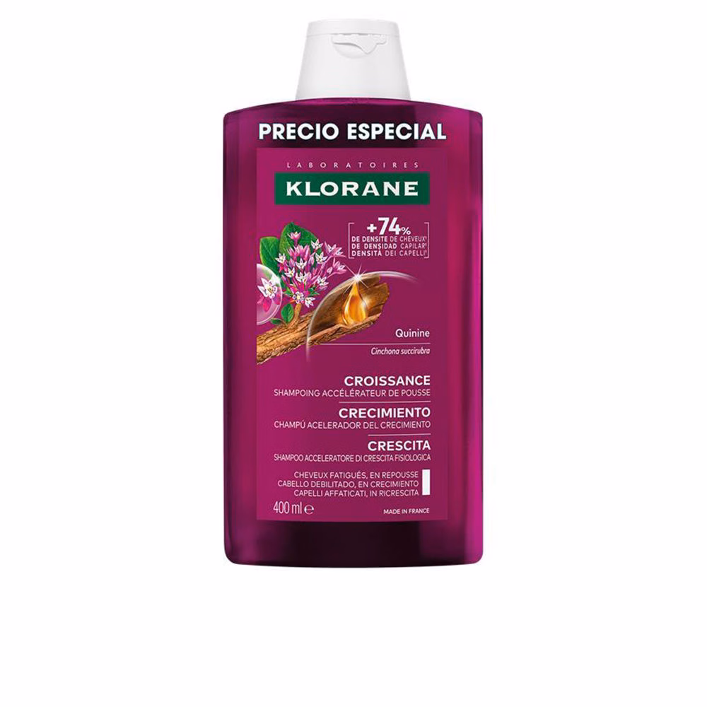 216015.jpg Klorane Growth Accelerating Shampoo 400ml - Image 1