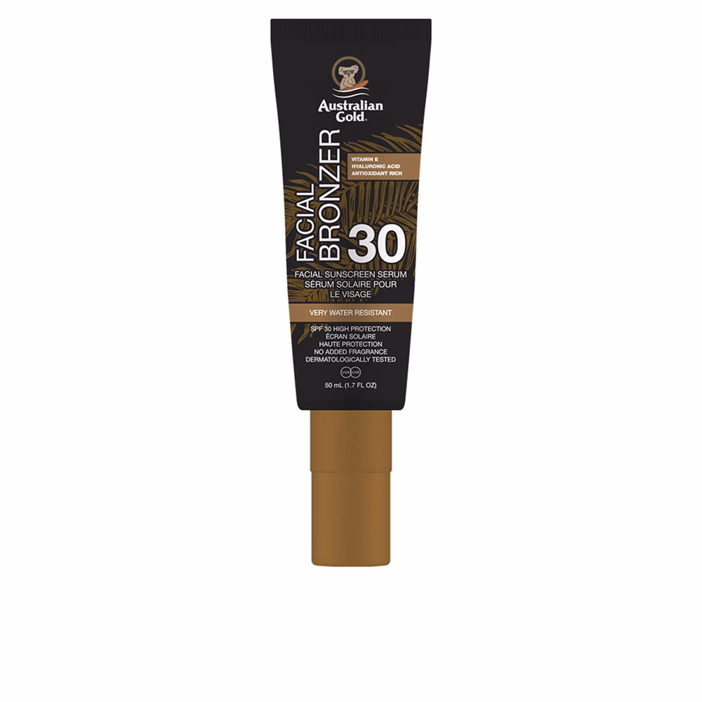 219573.jpg Australian Gold Facial Bronzer SPF30 Sunscreen Serum 50ml - Image 1