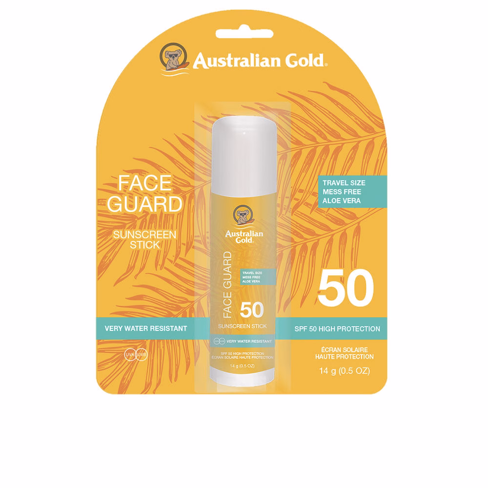220745.jpg Australian Gold Face Guard SPF50 Sunscreen Stick 14g - Image 1