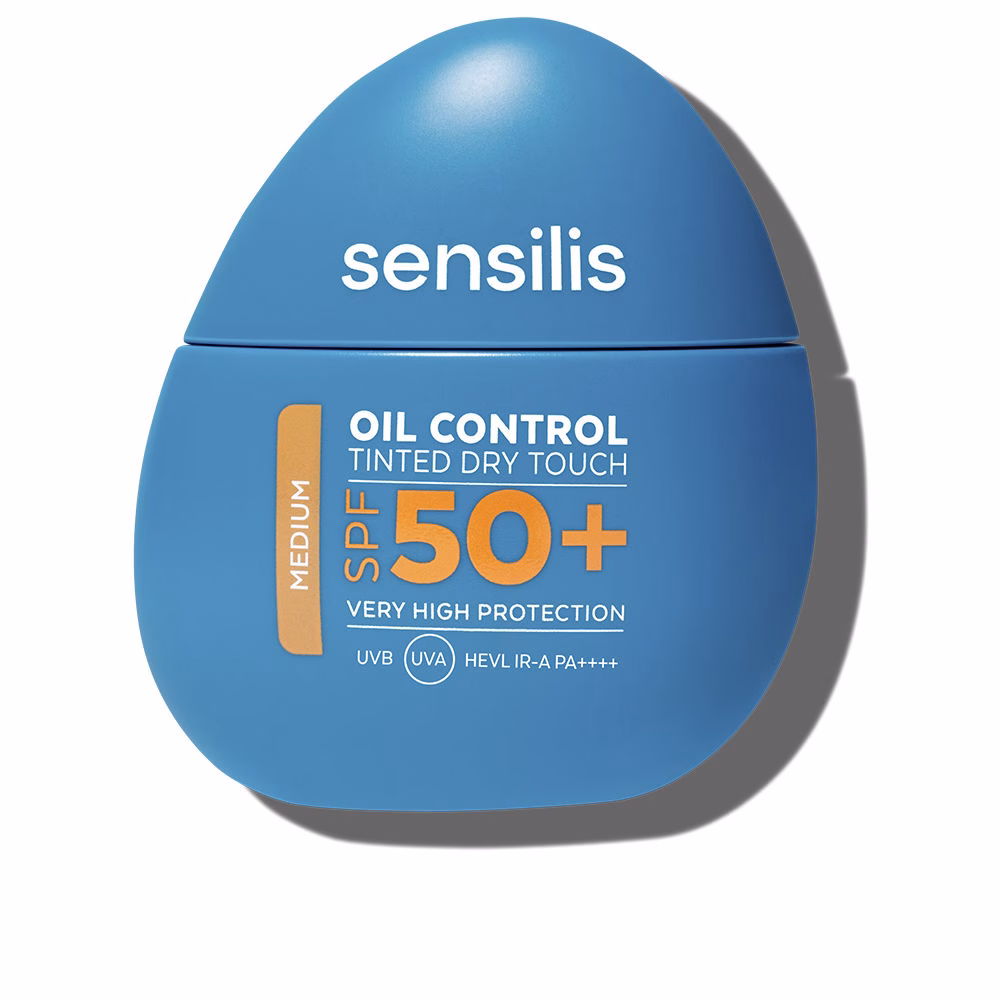 218000.jpg Sensilis Oil Control Dry Touch Tinted Sunscreen SPF50+ Color Medium 40ml - Image 1