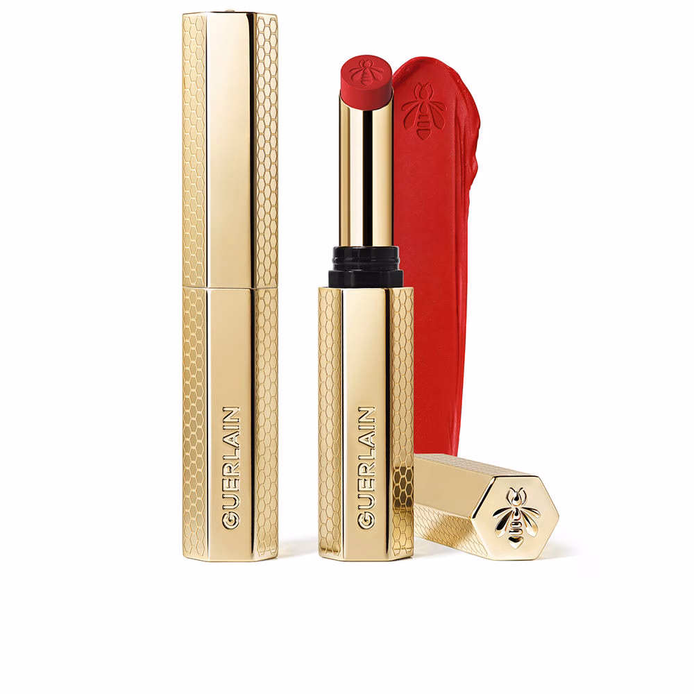 218194.jpg Guerlain Kisskiss Blur Matte Lipstick Color 510 Petal Red - Image 1